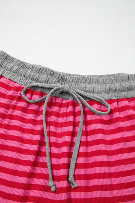 Ocean Waist Casual Ribbed Shorts