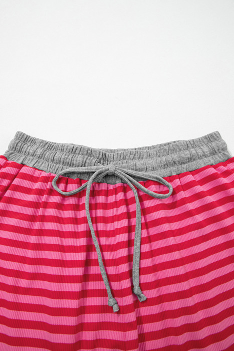Ocean Waist Casual Ribbed Shorts