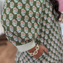  Olivia 4 Sleeve Floral PLUS Dress