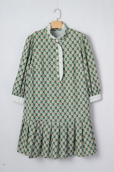 Olivia 4 Sleeve Floral PLUS Dress