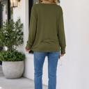  Olivia Sleeve Solid Top Long Sleeve Top
