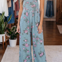  Olivia Waist Wide Leg Jumpsuit