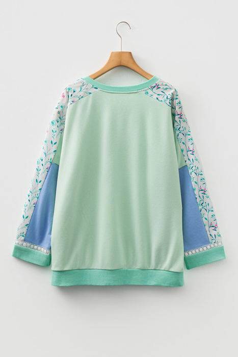 Opal Sleeve Notched top Long Sleeve PLUS Top