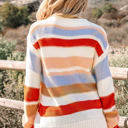  Oragita Colorblock Drop Shoulder Sweater