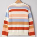  Oragita Colorblock Drop Shoulder Sweater