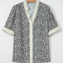  Paige Frilled Short Sleeve PLUS Blouse