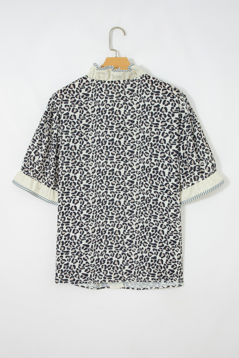 Paige Frilled Short Sleeve PLUS Blouse