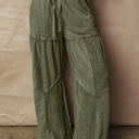 Paisley Leg Patchwork Drawstring Pants