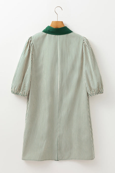 Paisley Puff Sleeve Dress