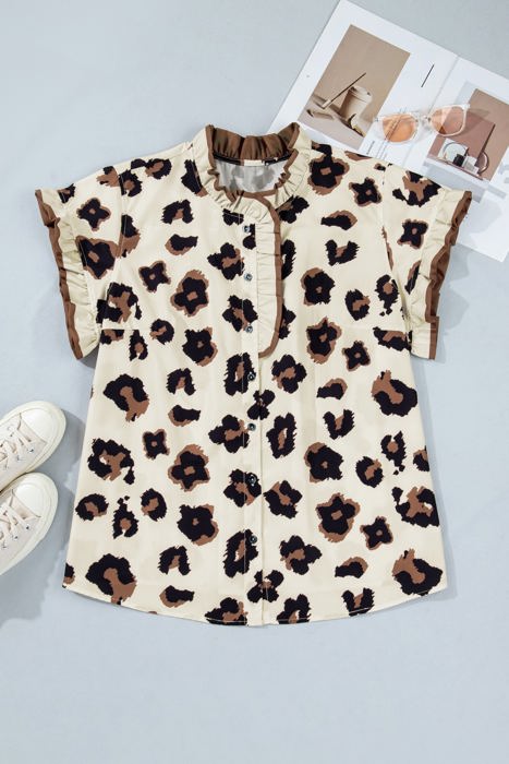 Paisley Short Sleeve PLUS Blouse