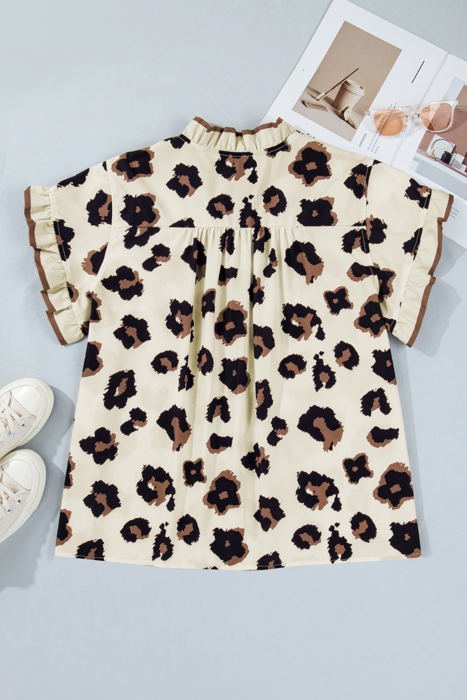 Paisley Short Sleeve PLUS Blouse