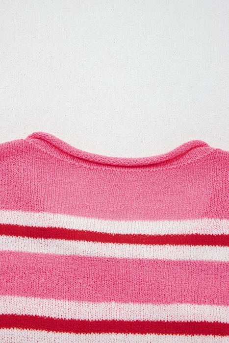 Palmer Striped Drop Shoulder Cardigan