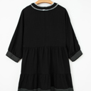  Patara Sleeve Tiered Mini Dress