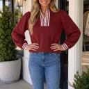  Patience Patchwork Zip Pullover