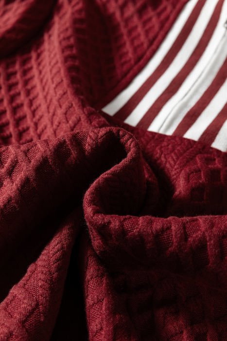 Patience Patchwork Zip Pullover