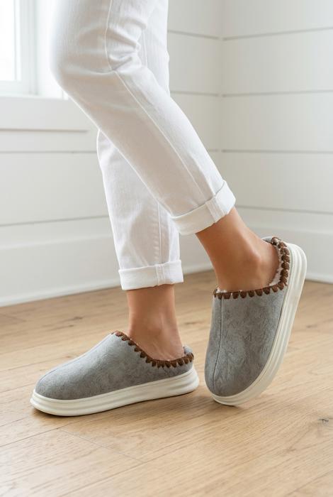 Paula Plush Lined Home Slippers