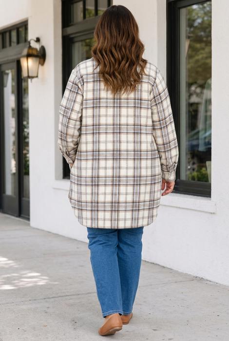 Paula Print Tunic PLUS Shacket