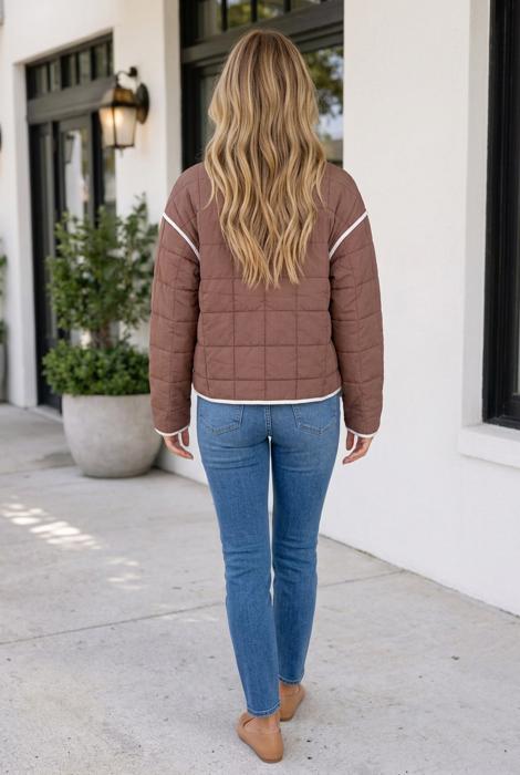 Pauleena Old Quilted Metal Jacket