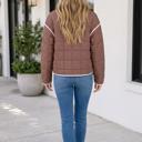  Pauleena Old Quilted Metal Jacket