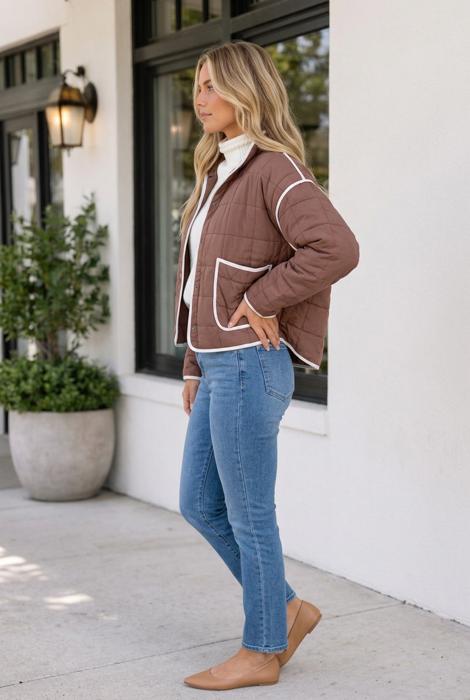 Pauleena Old Quilted Metal Jacket