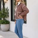  Pauleena Old Quilted Metal Jacket