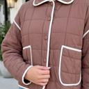  Pauleena Old Quilted Metal Jacket