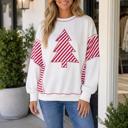  Paulia Patchwork Puff Sleeve Top