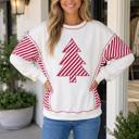  Paulia Patchwork Puff Sleeve Top