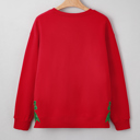  Paulina Bow Decor Christmas Sweatshirt