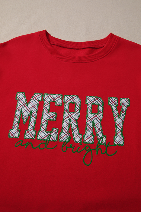 Paulina Bow Decor Christmas Sweatshirt