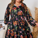  Pearl Long Sleeve Mini PLUS Dress
