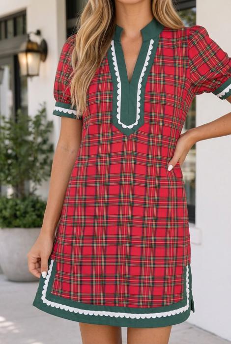 Penelope Style Short Sleeve Dress