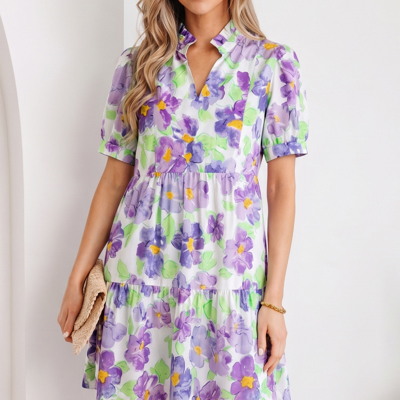 Penelope Tiered Ruffle Mini Dress