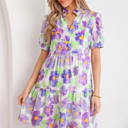  Penelope Tiered Ruffle Mini Dress