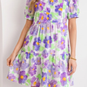  Penelope Tiered Ruffle Mini Dress