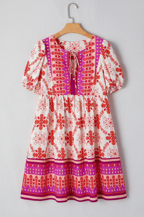 Penny Lace Up Mini Dress