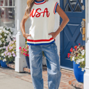  Peyton Trim Short Sleeve Sweater