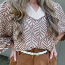  Phoebe Collar Puff Sleeve Top