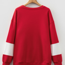  Phoebe Drop Shoulder Baggy Sweatshirt
