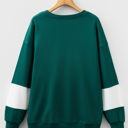  Phoebe Drop Shoulder Baggy Sweatshirt