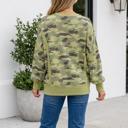  Piper Contrast Trim Oversized Long Sleeve Top