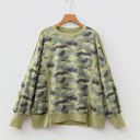  Piper Contrast Trim Oversized Long Sleeve Top