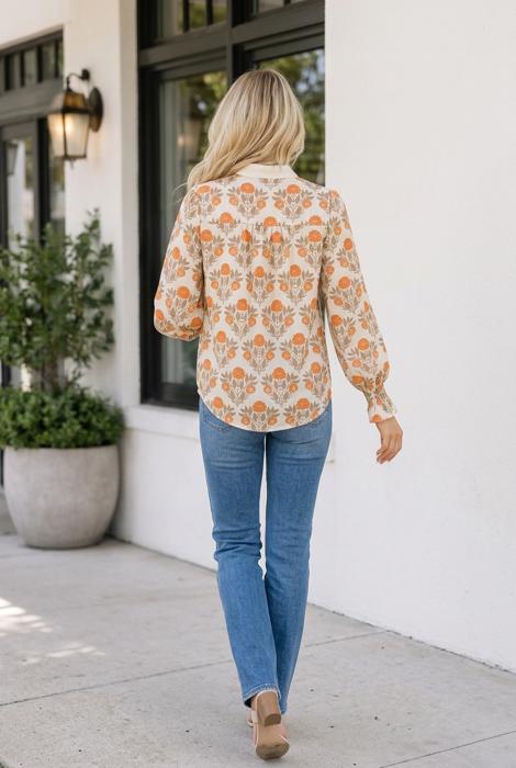 Piper Long Sleeve Blouse Long Sleeve Top