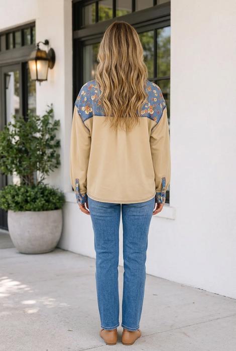 Priscilla Sleeve Pullover Top Long Sleeve Top