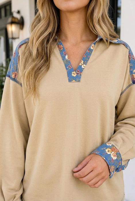 Priscilla Sleeve Pullover Top Long Sleeve Top