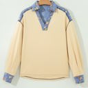  Priscilla Sleeve Pullover Top Long Sleeve Top