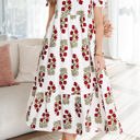  Promise Sleeve Tiered Maxi Dress