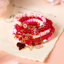 Fiery Red Quincy Day Sweet Bracelet Set