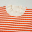  Rachel Textured Stand Oversized Long Sleeve Top