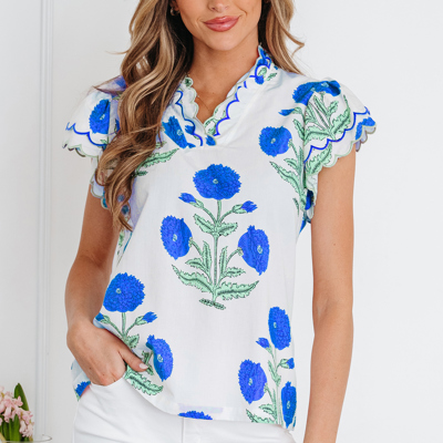 Raegan Detail Short Sleeve Blouse
